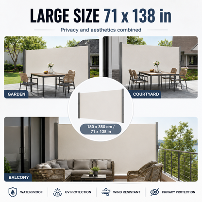 Aventvo™ Retractable Outdoor Privacy Screen