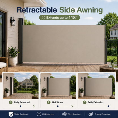 Aventvo™ Retractable Outdoor Privacy Screen