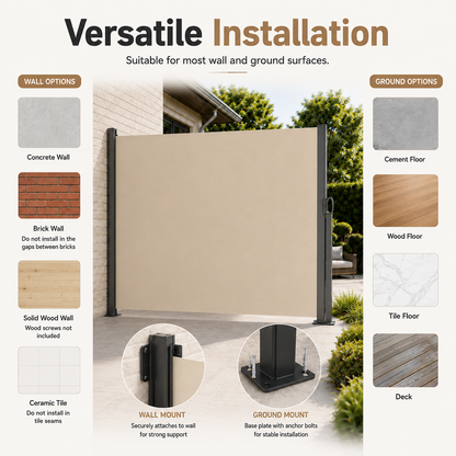 Aventvo™ Retractable Outdoor Privacy Screen
