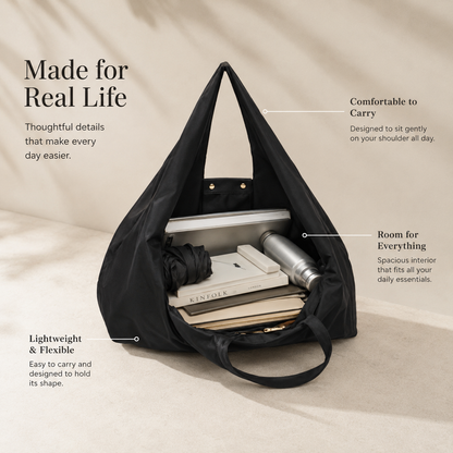 Aventvo™ Foldable Charm Tote Bag