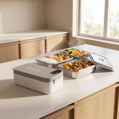 Aventvo™ HeatGo Pro – Rechargeable Electric Lunch Box