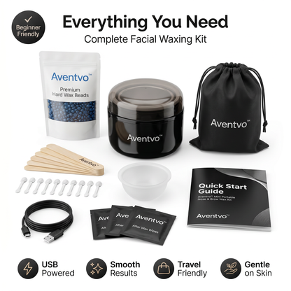 Aventvo™ Mini Portable Nose & Brow Wax Kit