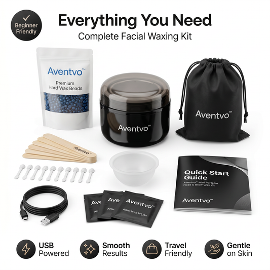 Aventvo™ Mini Portable Nose & Brow Wax Kit