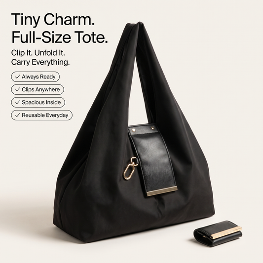 Aventvo™ Foldable Charm Tote Bag